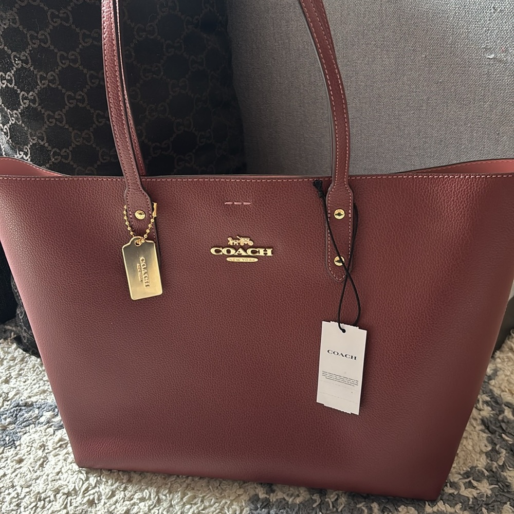 Nwts! COACH 🐎✨leather town tote - Picture 5 of 12